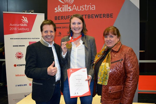 Award ceremony for SkillsAustria success